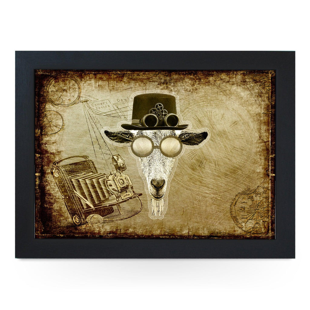 Steampunk Goat Lap Tray - L1004 Personalised Lap Trays