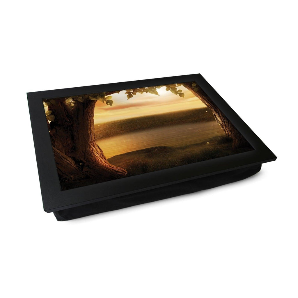 Sunset Trees L810 Personalised Lap Trays