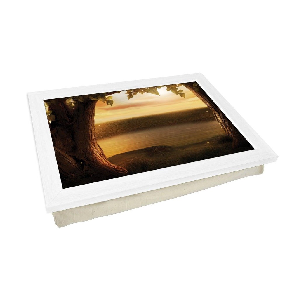 Sunset Trees L810 Personalised Lap Trays