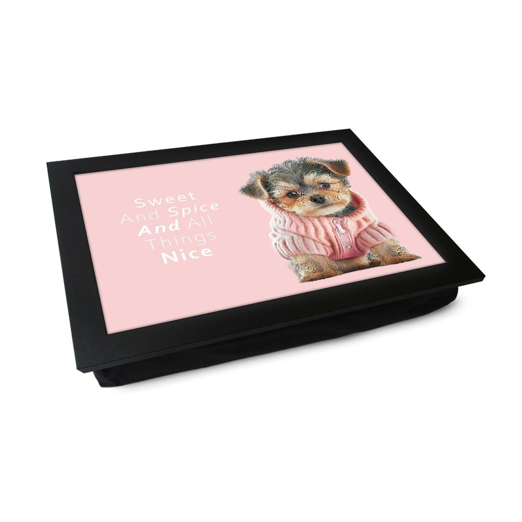 Sweet and Spice And All Things Nice Lap Tray - L1105 - Cushioned Lap Trays by Yoosh