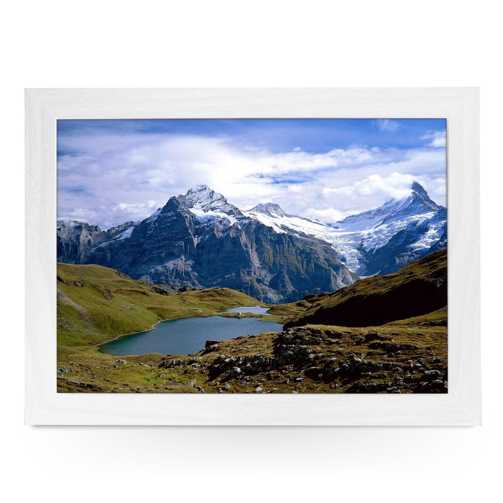 Switzerland Mountain Lake Lap Tray - L0390 Personalised Lap Trays