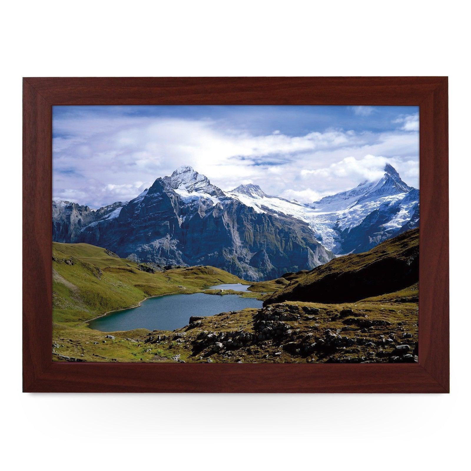 Switzerland Mountain Lake Lap Tray - L0390 Personalised Lap Trays
