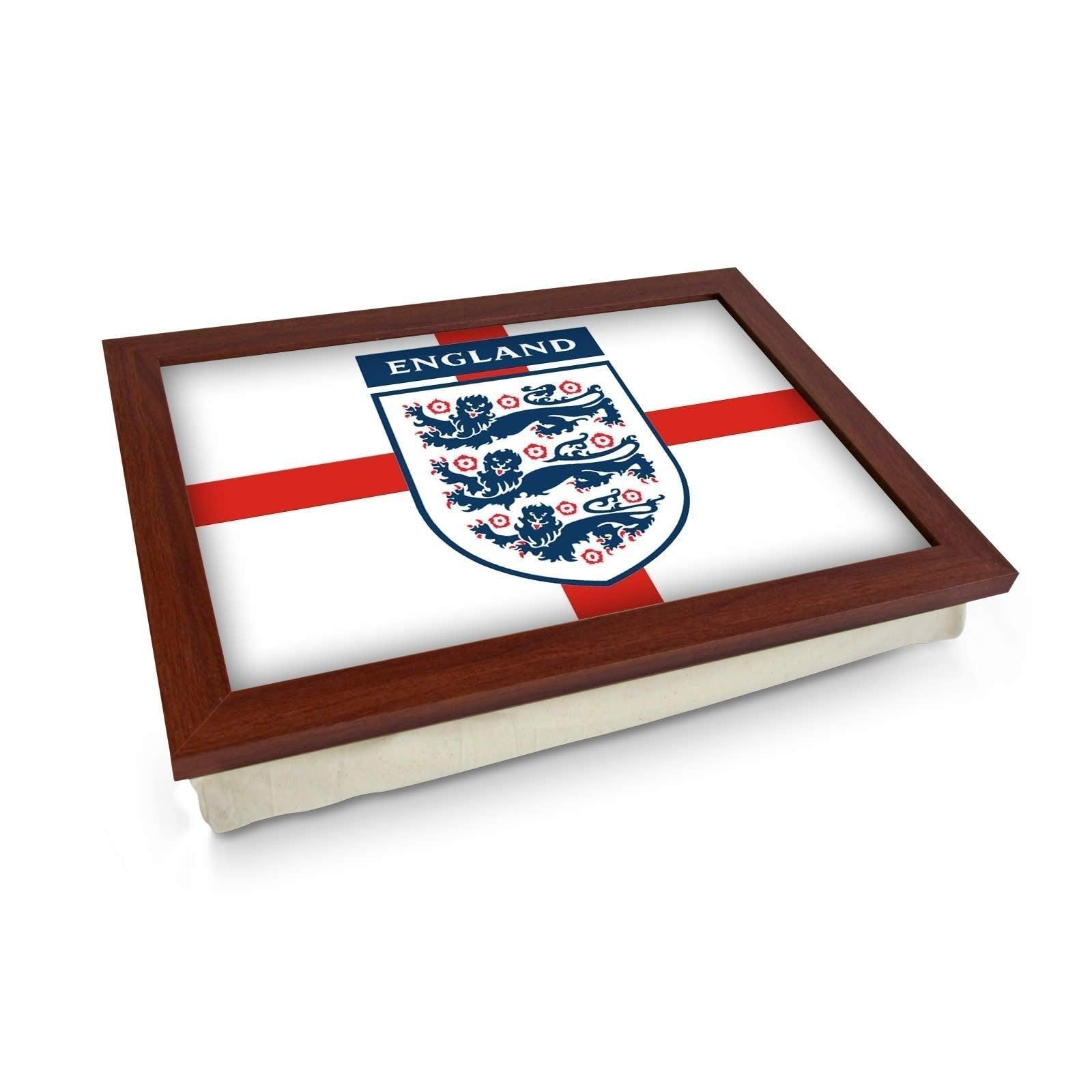 Three Lions England Flag Lap Tray - L0230 Personalised Lap Trays