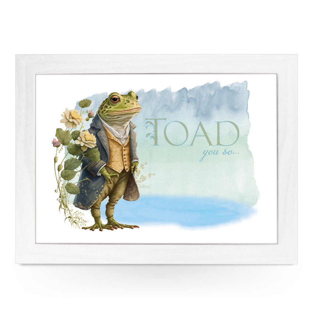 Toad You So Lap Tray - L1250 - Cushioned Lap Trays by Yoosh