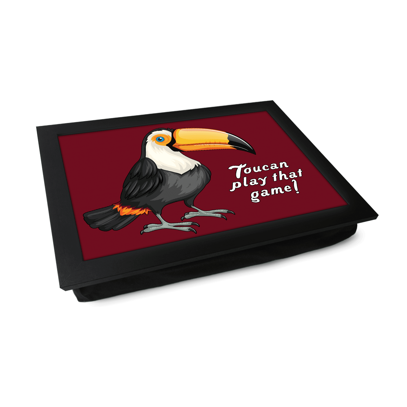 Toucan Play That Game Lap Tray - L617 - Cushioned Lap Trays by Yoosh