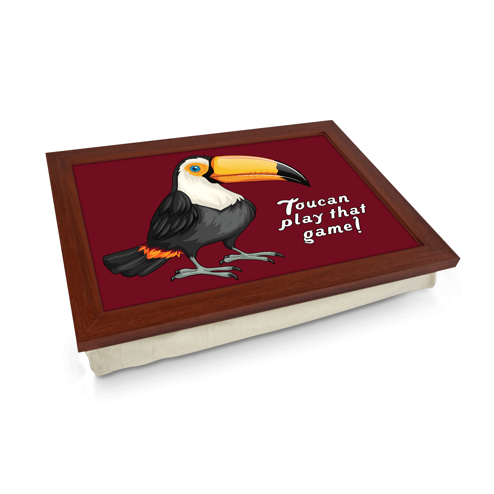 Toucan Play That Game Lap Tray - L617 - Cushioned Lap Trays by Yoosh