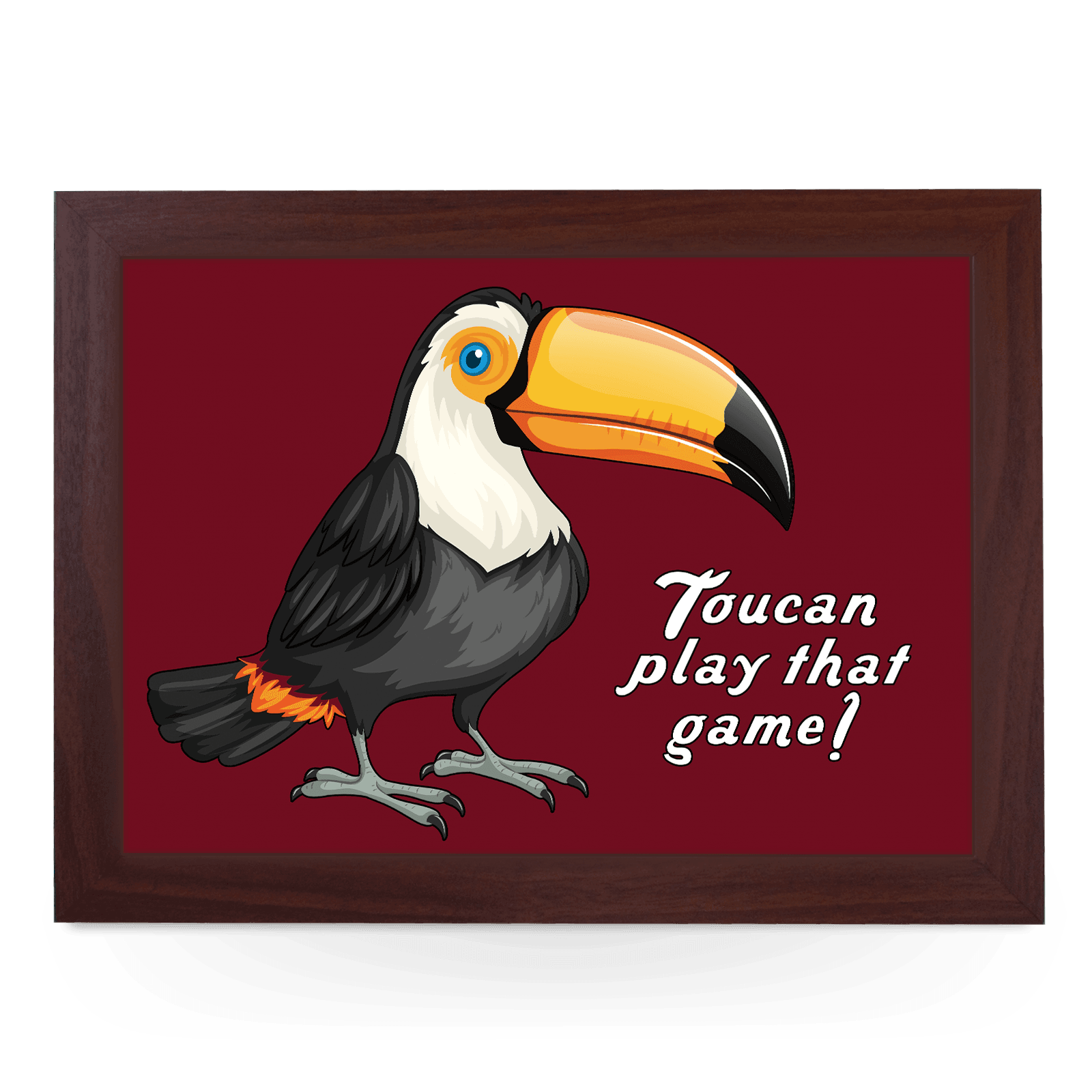 Toucan Play That Game Lap Tray - L617 - Cushioned Lap Trays by Yoosh