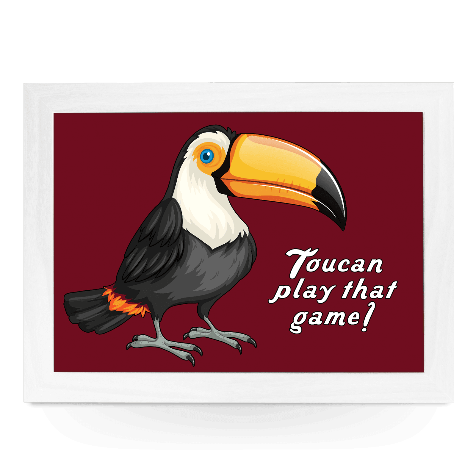 Toucan Play That Game Lap Tray - L617 - Cushioned Lap Trays by Yoosh