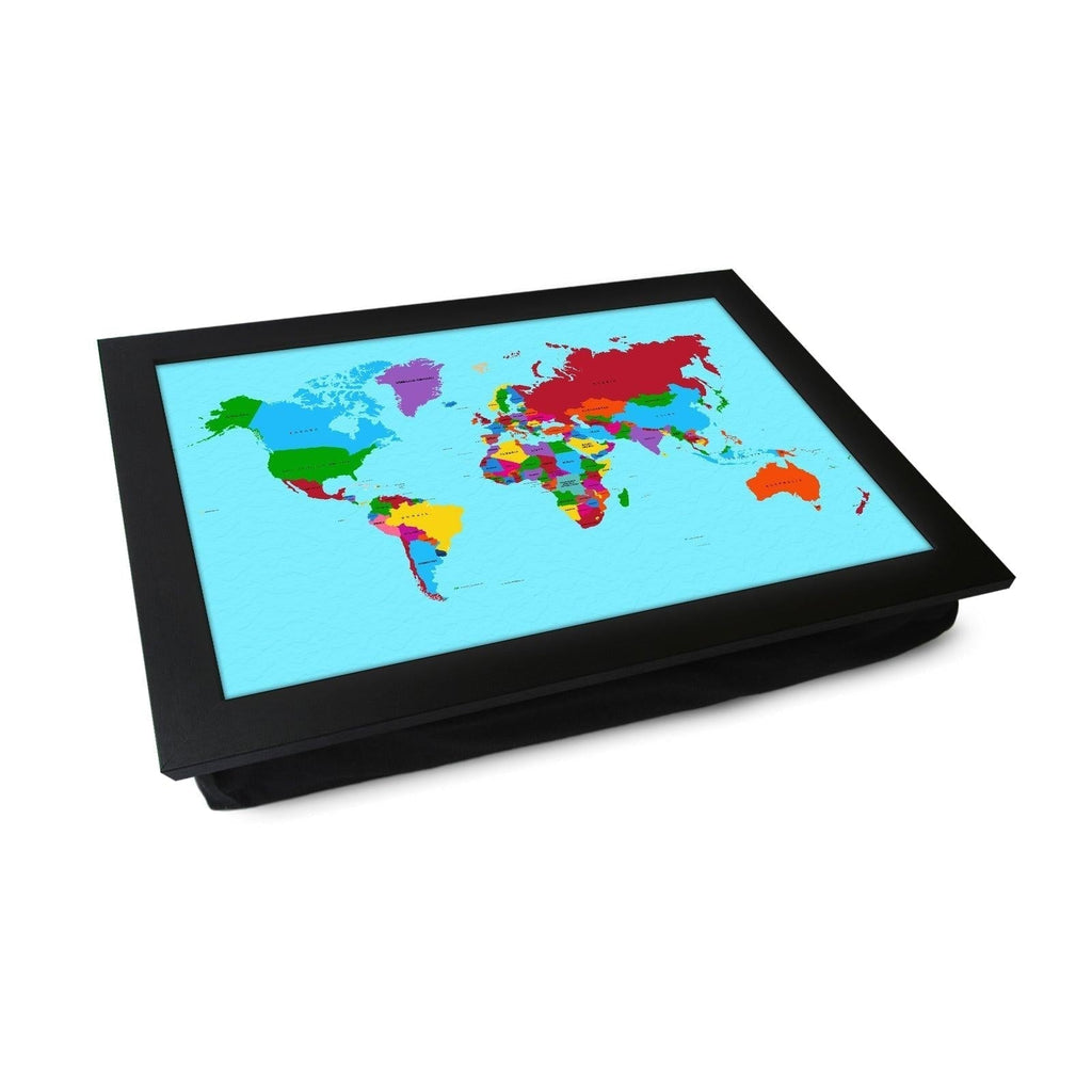 Traditional World Map Lap Tray - L0780 Personalised Lap Trays