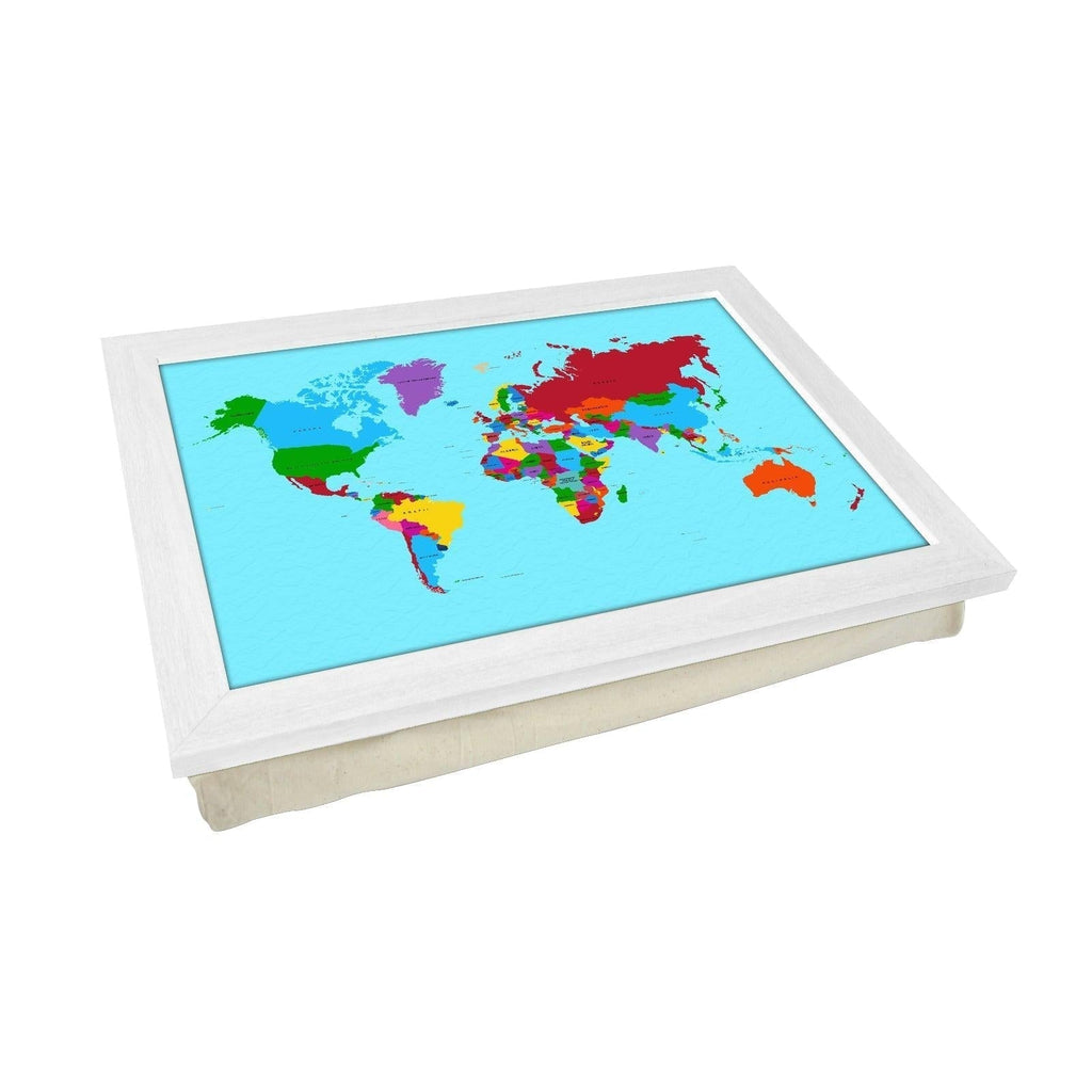 Traditional World Map Lap Tray - L0780 Personalised Lap Trays