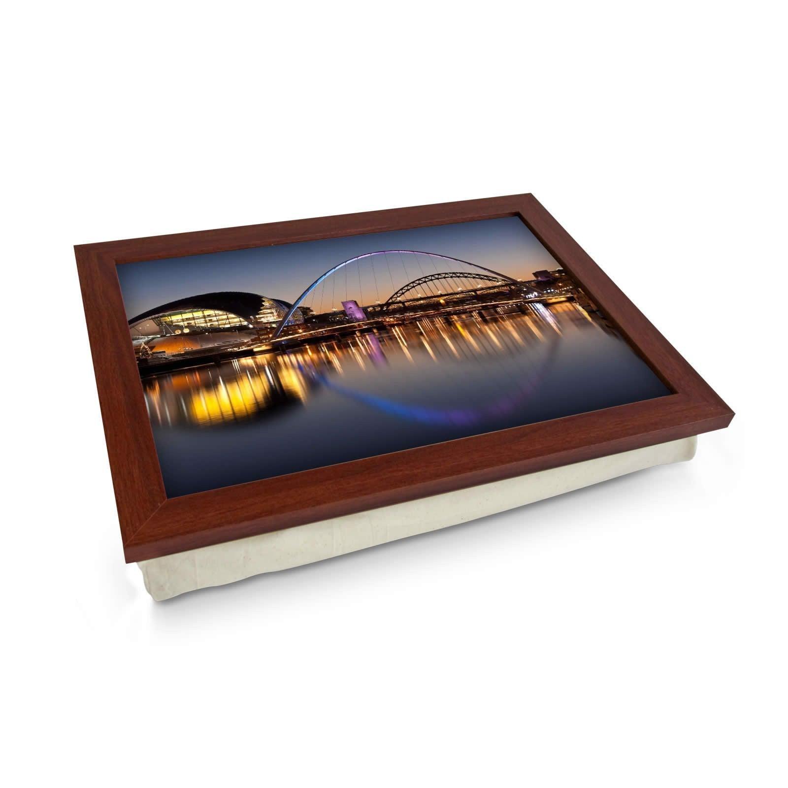 Tyne Bridges at Sundown Lap Tray - L0109 Personalised Lap Trays