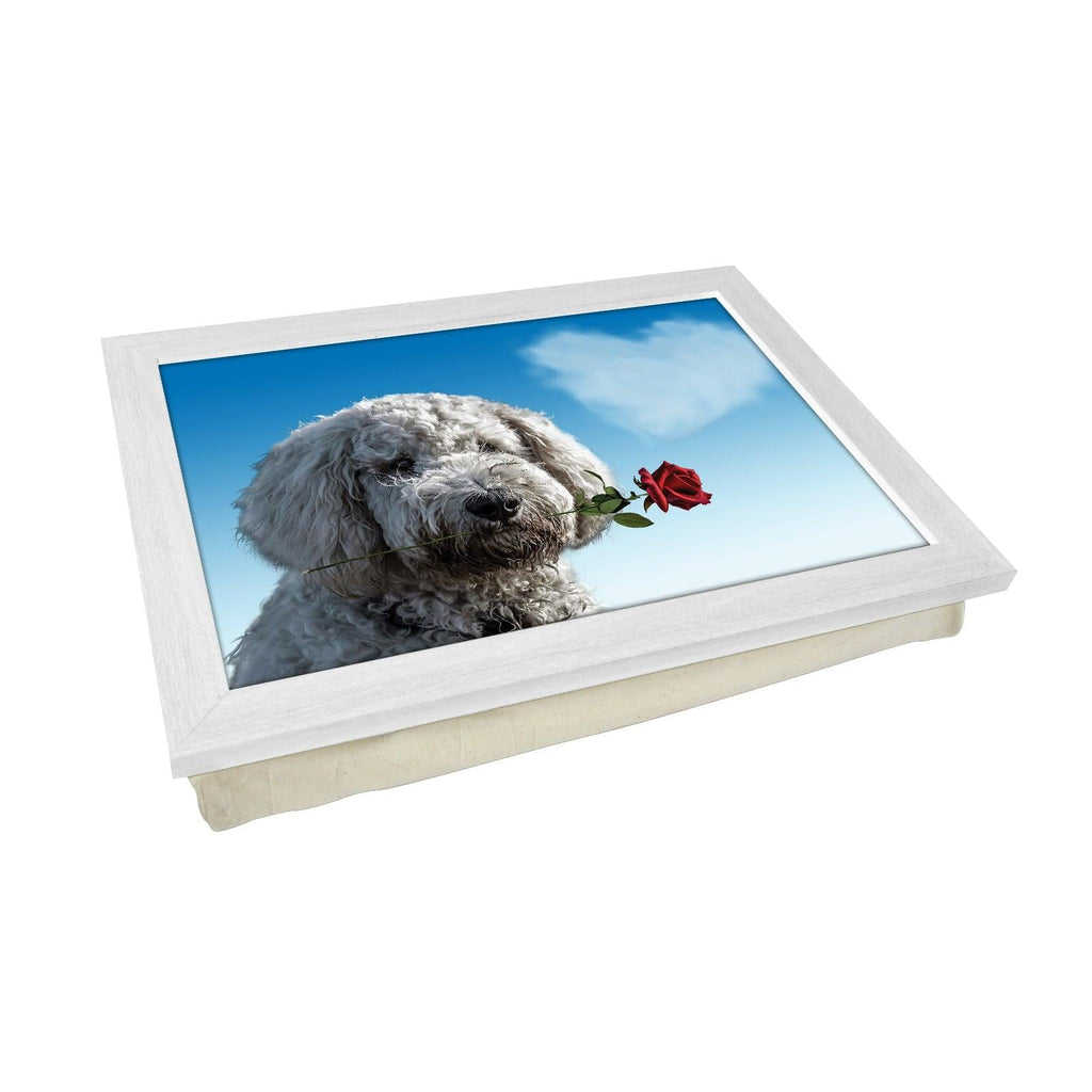 Valentine's Dog  Lap Tray - L808 Personalised Lap Trays