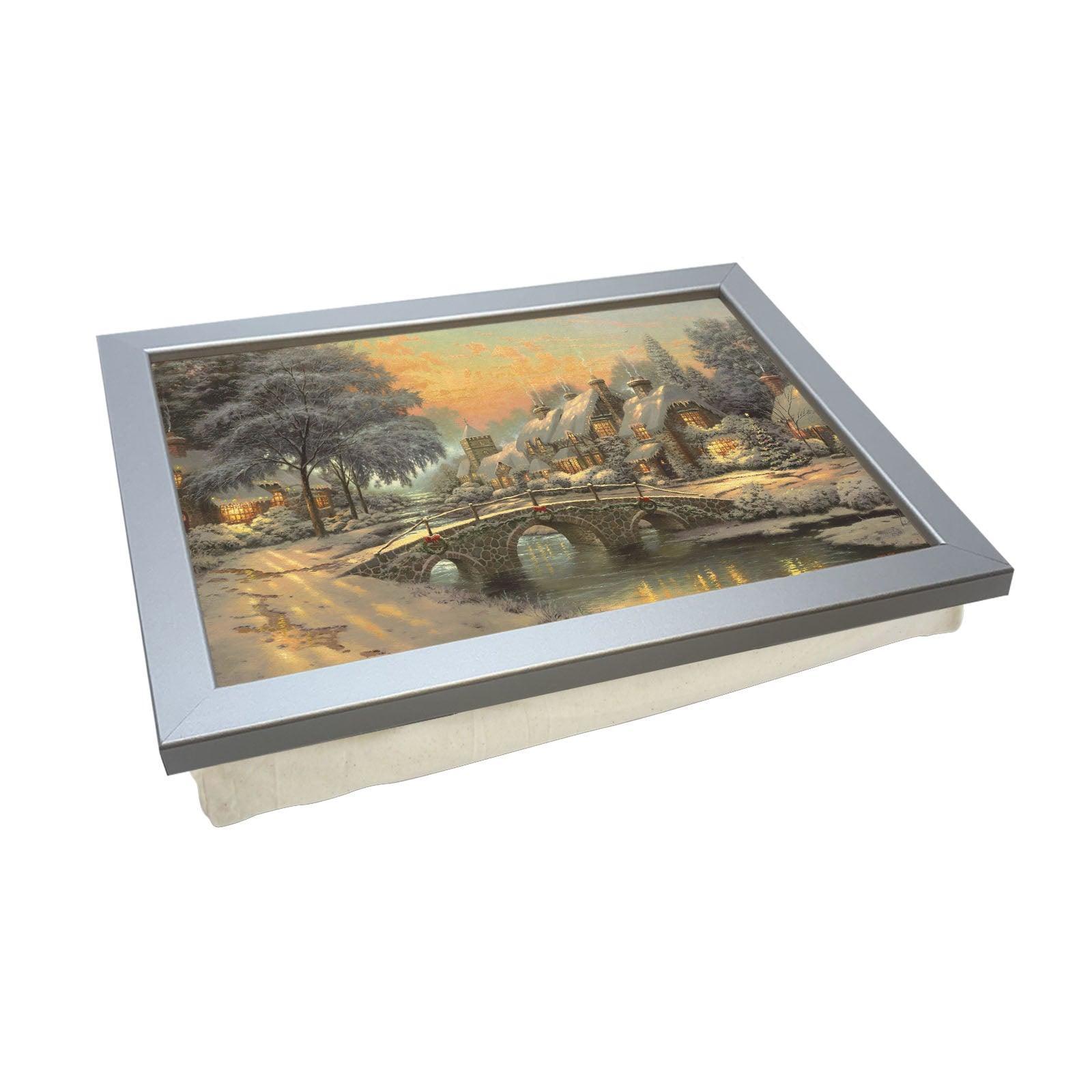 Victorian Christmas Bridge Scene Lap Tray - L022 - Yoosh