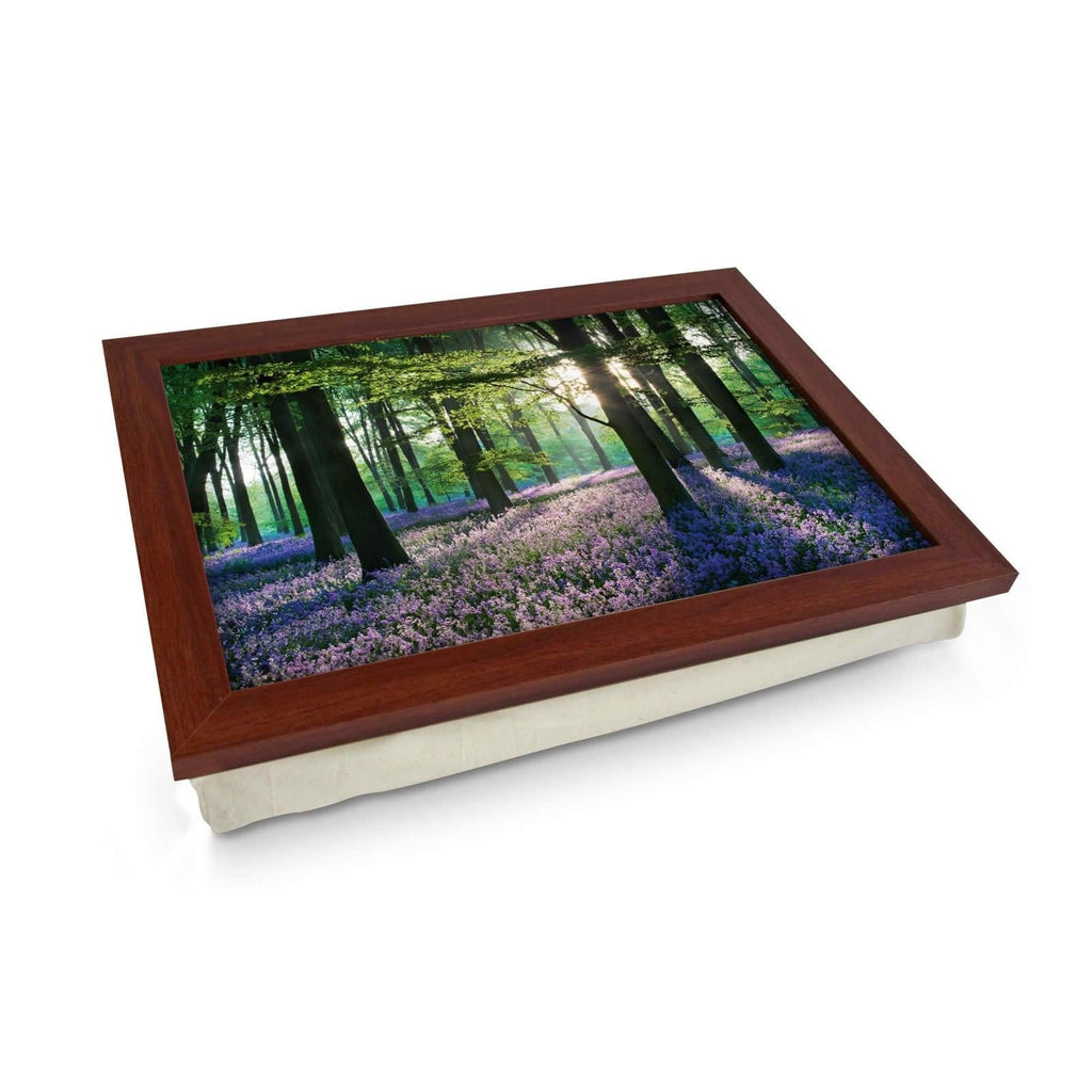 Violet Field In Woods - L0069 Personalised Lap Trays