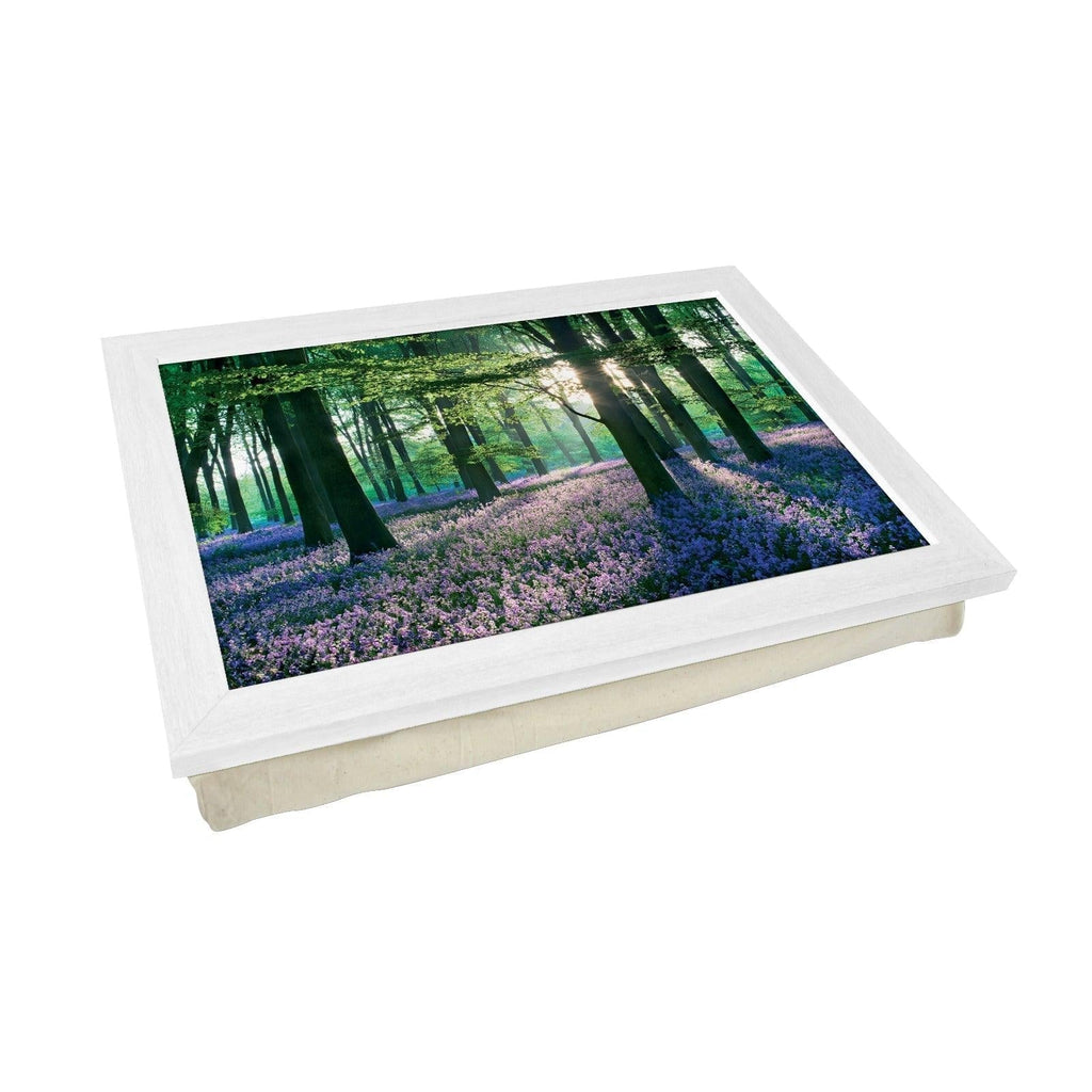 Violet Field In Woods - L0069 Personalised Lap Trays