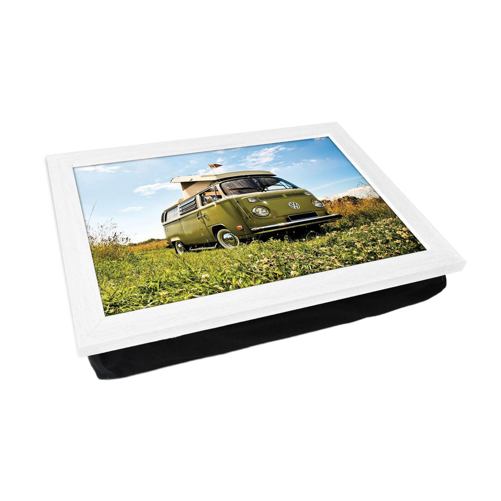 VW Camper in Green Lap Tray - L0102 - Yoosh