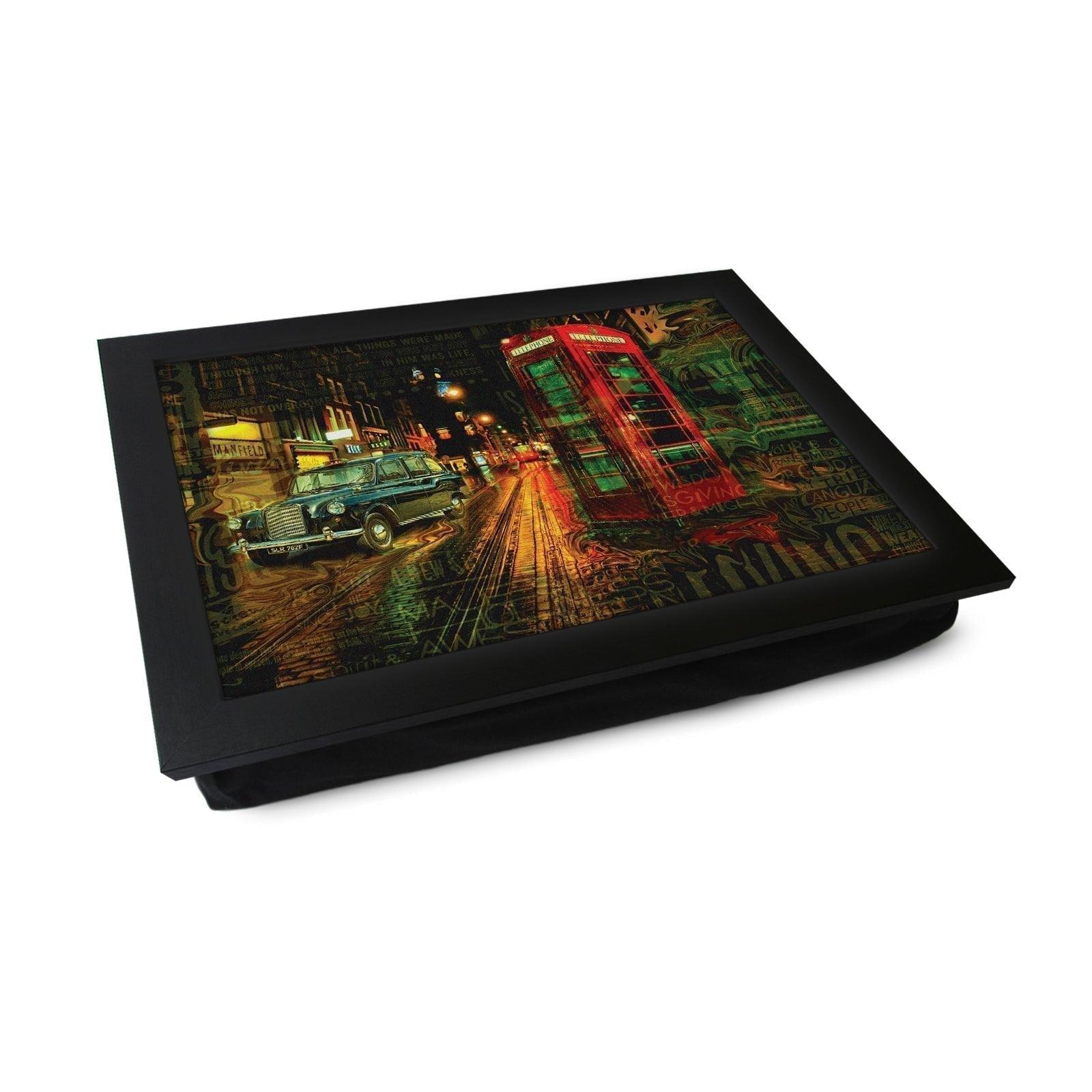 Waved London Telephone Box Lap Tray - L963 Personalised Lap Trays