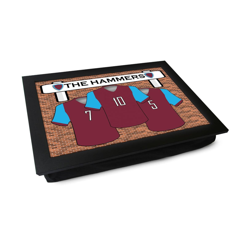 West Ham FC The Hammers - Lap Tray L925 - Cushioned Lap Trays by Yoosh