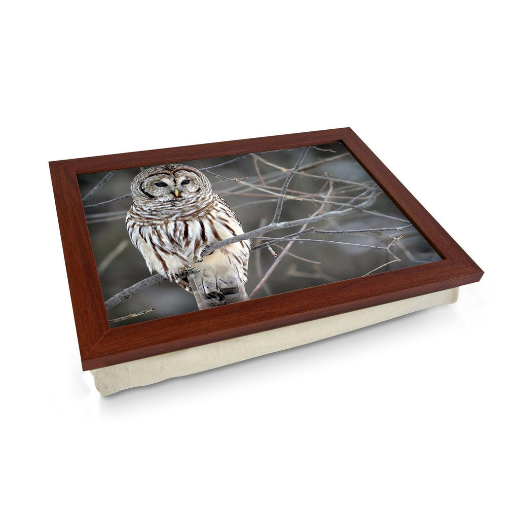 White Owl Lap Tray - L0420 Personalised Lap Trays