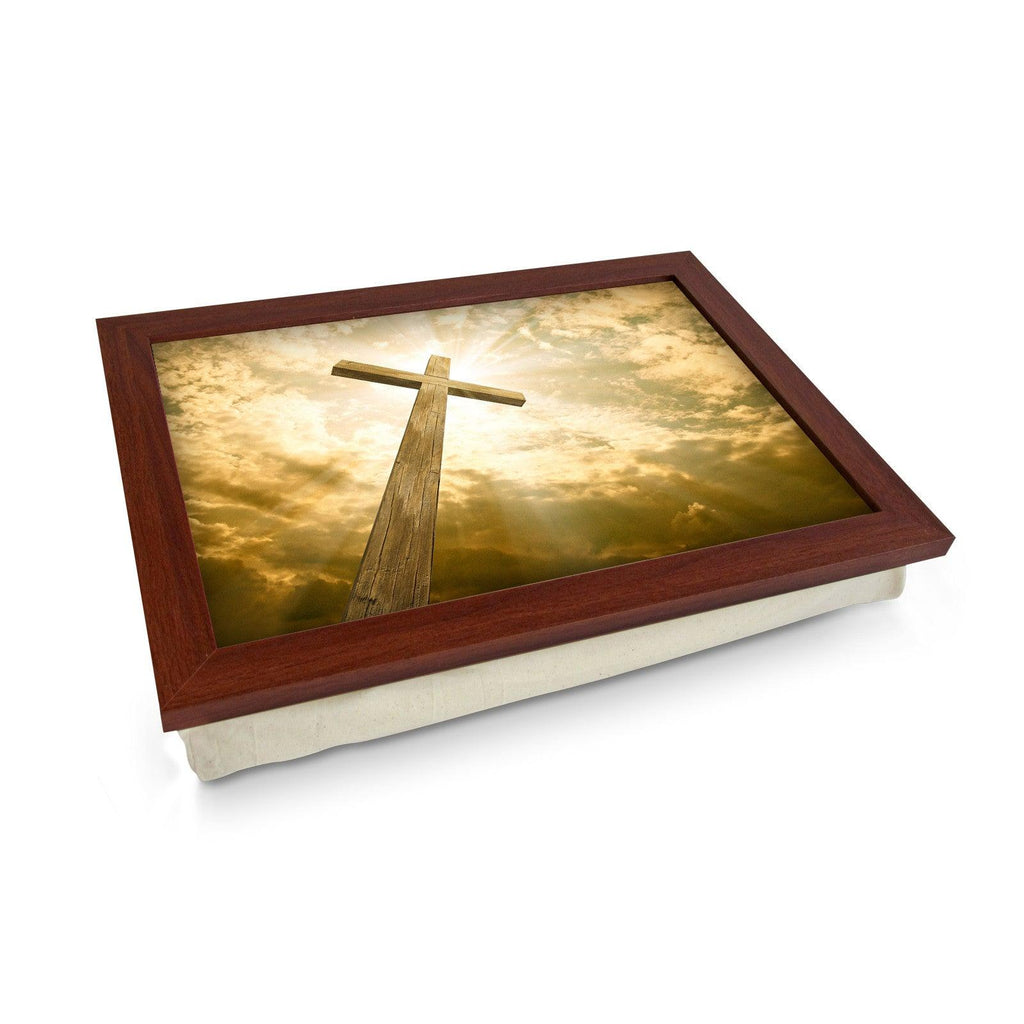 Wooden Cross Lap Tray - L0438 Personalised Lap Trays