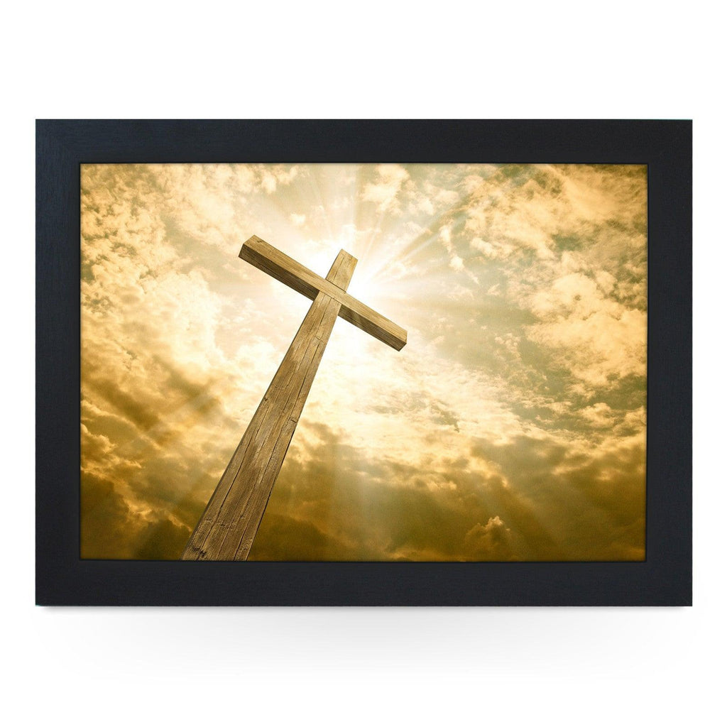 Wooden Cross Lap Tray - L0438 Personalised Lap Trays