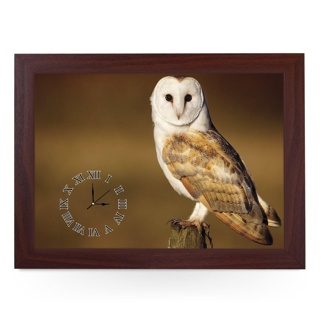 Wooden Picture Frame Clock. CL421 Barn Owl Yoosh