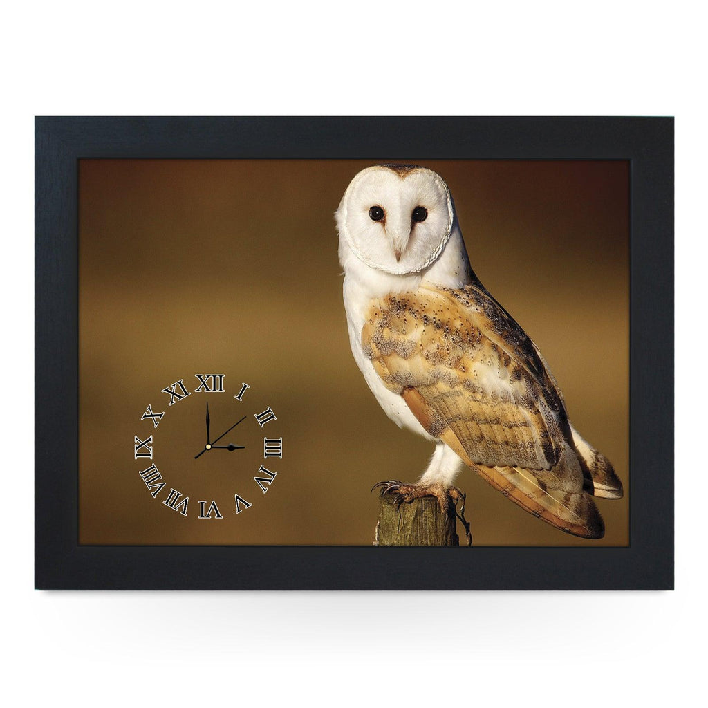 Wooden Picture Frame Clock. CL421 Barn Owl Yoosh