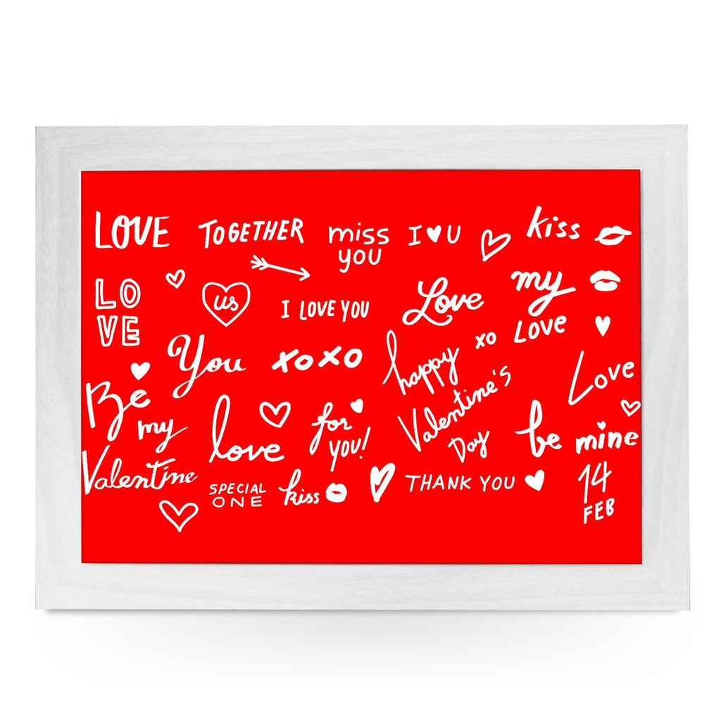 Words Of Love Lap Tray - L0852 Personalised Lap Trays