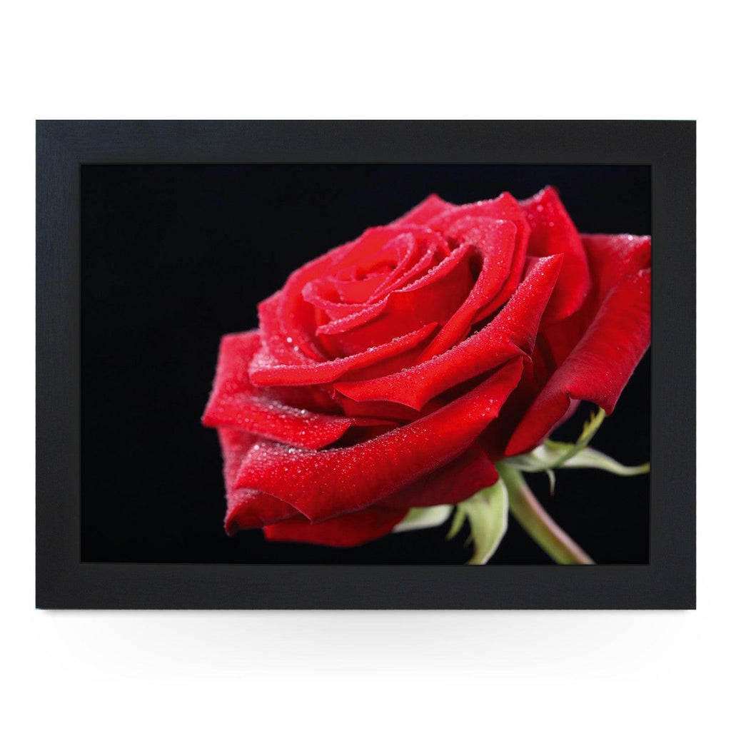 Red Rose Lap Tray - L0459 Personalised Lap Trays