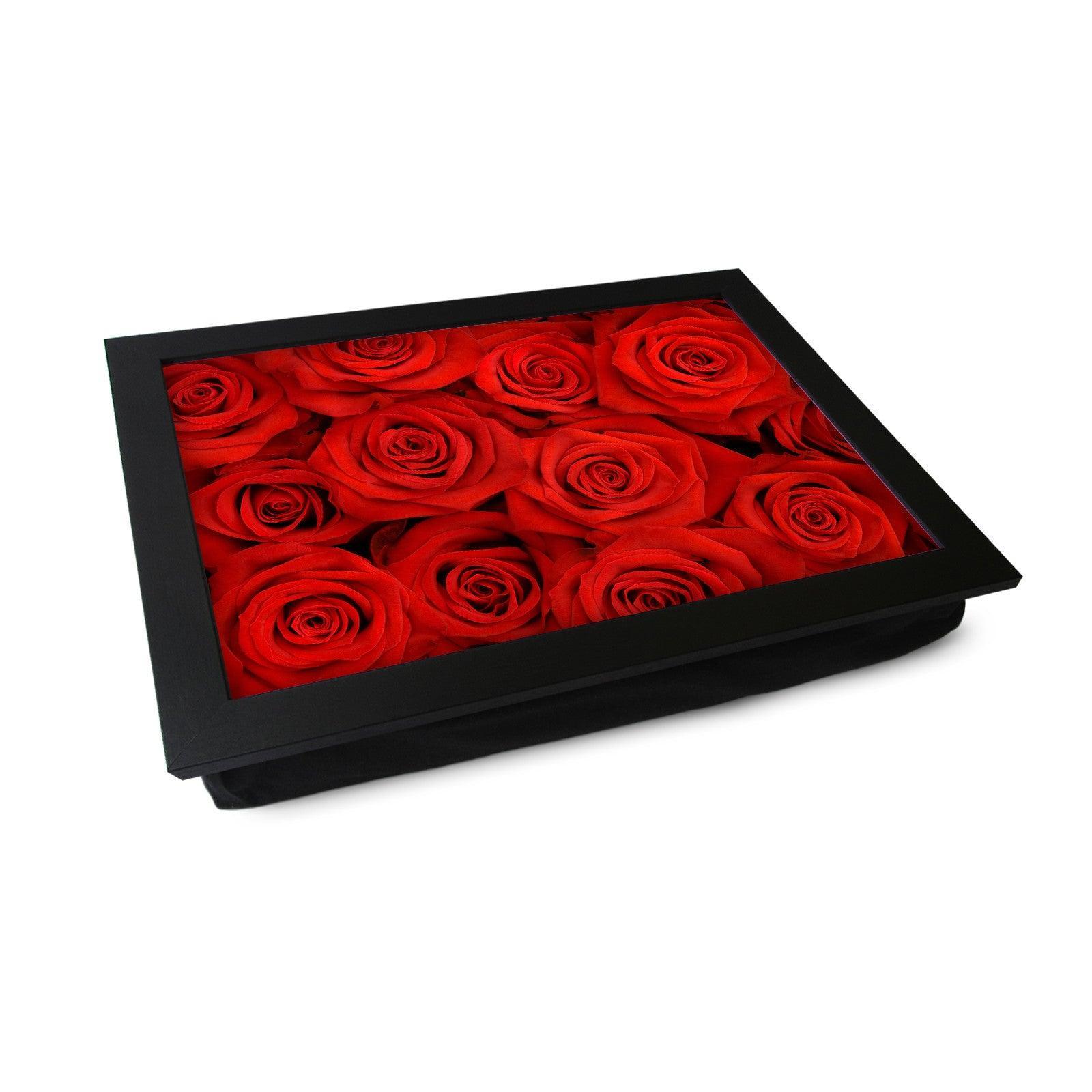 Red Roses Lap Tray - L0460 Personalised Lap Trays