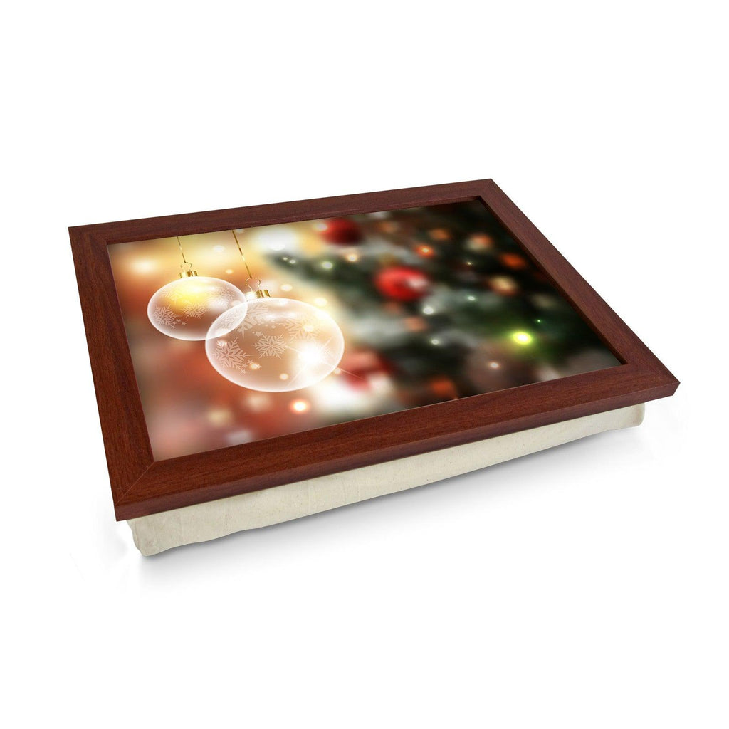 Christmas Tree Baubles Lap Tray - L0567 Personalised Lap Trays