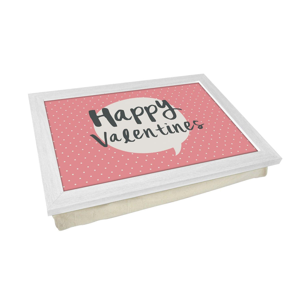 Happy Valentine's Speech Bubble Lap Tray - L0458 Personalised Lap Trays