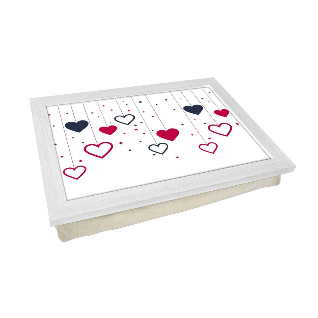 New* Dropping Hearts Lap Tray - L0850 Personalised Lap Trays